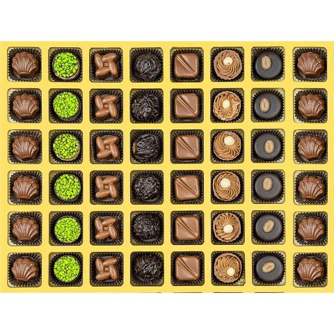 Türk Bayrağı Çerçeveli Tablo Kutu Spesiyal Çikolatalı