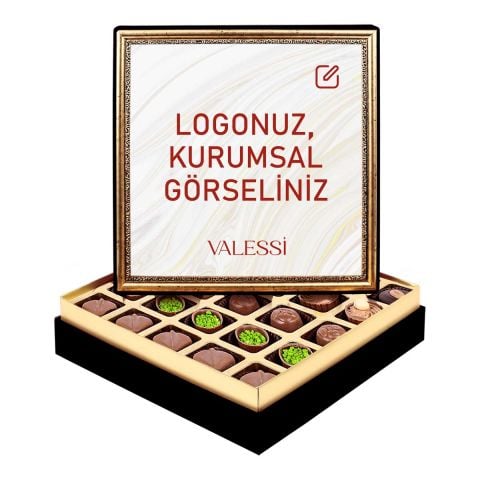 Kişiye Özel Tablo Kutuda Spesiyal Çikolata Orta Boy (300 gr.)