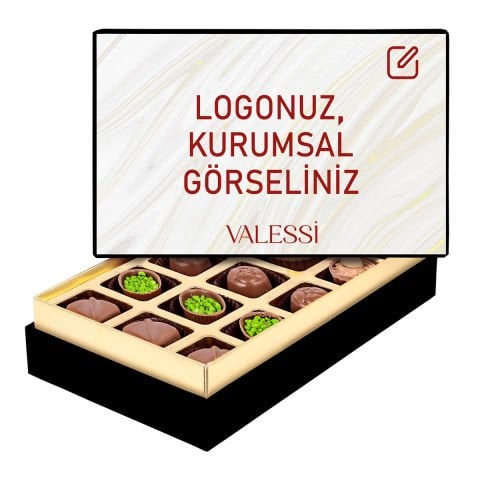 Kişiye Özel Tablo Kutuda Spesiyal Çikolata Küçük Boy (192 gr.)
