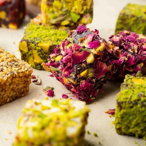 Ayet-el Kürsi Çerçeveli Tablo Kutu Lüks Lokumlu