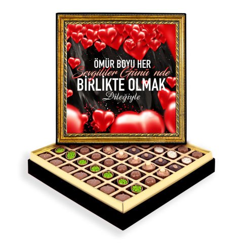 Ömür Boyu Çerçeveli Tablo Kutu Spesiyal Çikolatalı