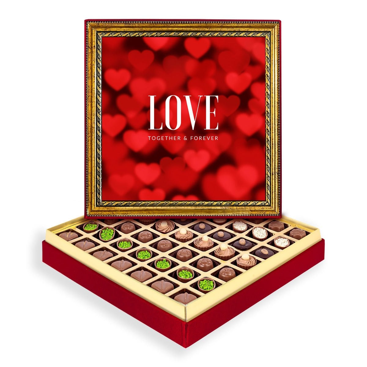 Love Çerçeveli Tablo Kutu Spesiyal Çikolatalı
