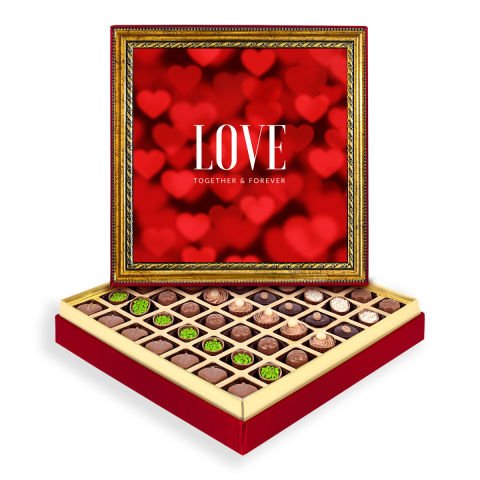 Love Çerçeveli Tablo Kutu Spesiyal Çikolatalı