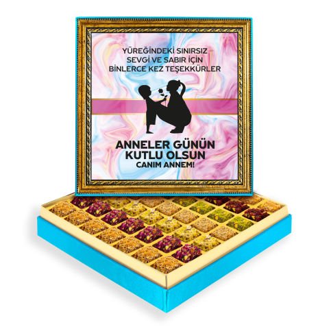 Sonsuz Sevgi Çerçeveli Tablo Kutu Lüks Lokumlu