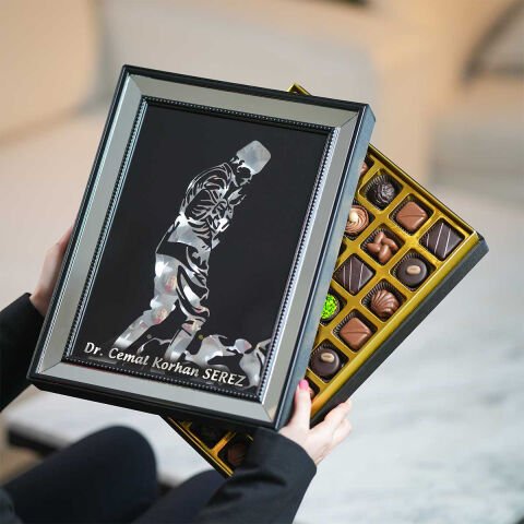 Kişiye Özel Atatürk Kutu Büyük Boy Spesiyal Çikolatalı