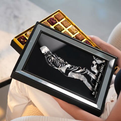 Kişiye Özel Atatürk Kutu Büyük Boy Lüks Lokumlu