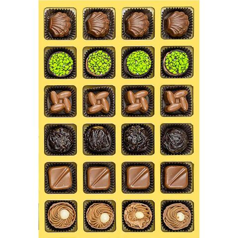Ayna Çerçeveli Sevgililer Günü Çikolata Kutusu Orta Boy (300 g)