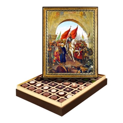 Fatih'in İstanbul'a Girişi Çerçeveli Tablo Kutu