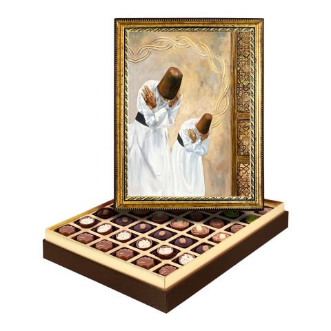 Dervişler Çerçeveli Tablo Kutu