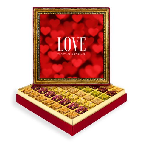 Love Çerçeveli Tablo Kutuda Lokum