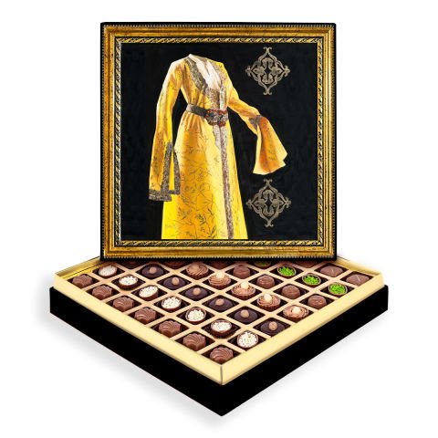Etnik Kaftan Çerçeveli Tablo Kutu